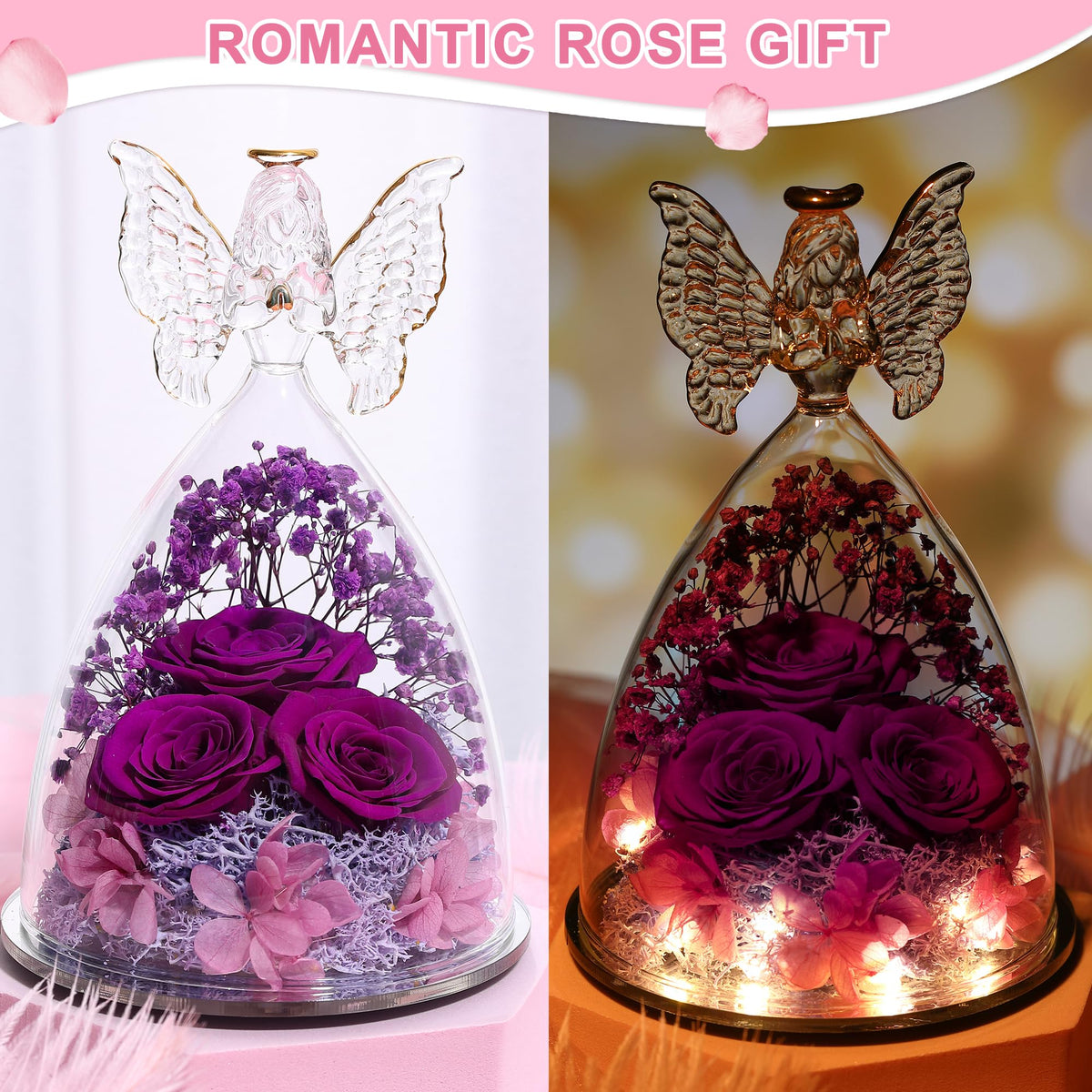 Tiaronics glass-angel gift packaging, ready-to-gift keepsake.