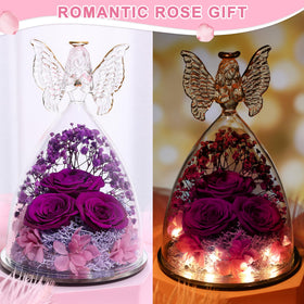 Tiaronics glass-angel gift packaging, ready-to-gift keepsake.