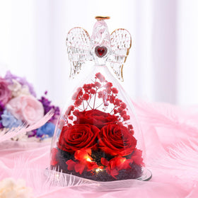 Tiaronics Mother's Day rose gift box ready for gifting with included card.