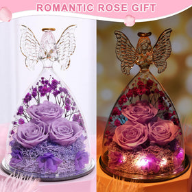 Tiaronics preserved roses no-wither feature keeps the bouquet inside.