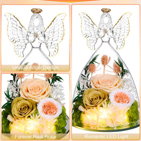 Tiaronics preserved rose ornament packaging and presentation