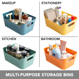Tiawudi colorful storage bin designed for kitchen and bathroom organization.