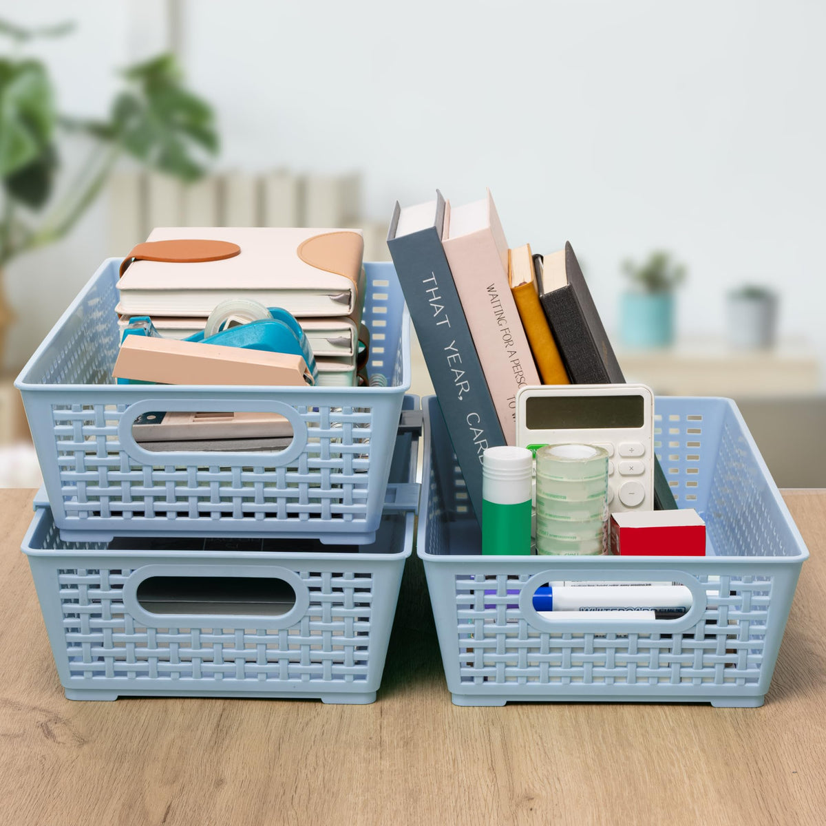 Tiawudi 6-pack for dorm or office organization and quick access.