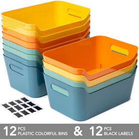 Tiawudi elegant round-cutout bin front view with clear visibility.