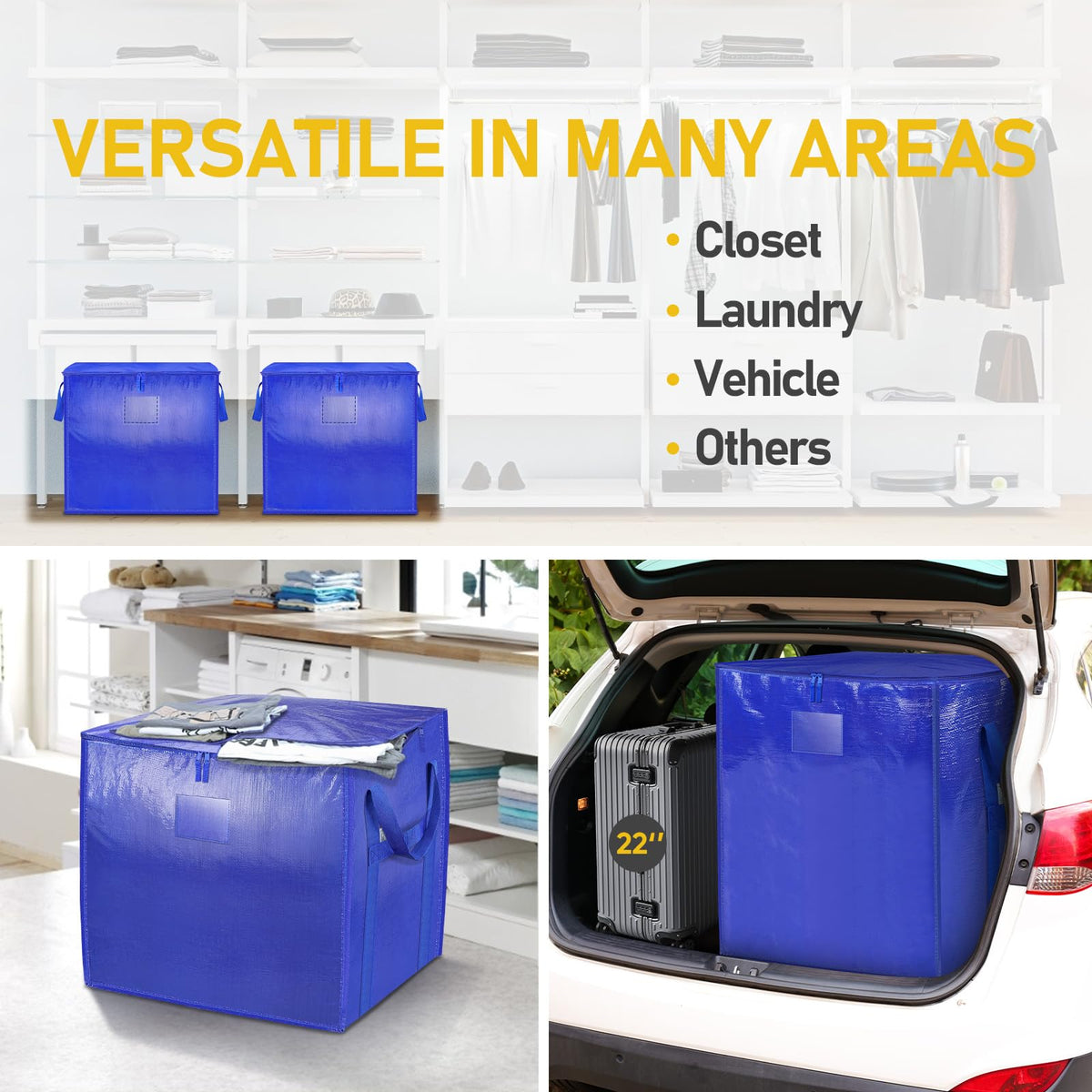 TICONN 75-gallon bag folded for compact storage
