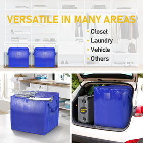 TICONN 75-gallon bag folded for compact storage
