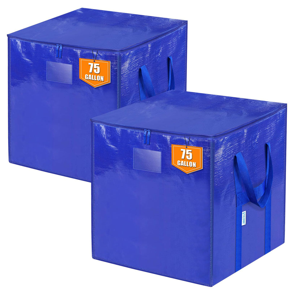 TICONN 75-gallon moving bag with open top for easy loading