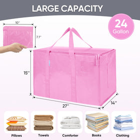 TICONN bag with 27x14x15 dimensions showcases generous capacity.