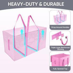TICONN water-resistant storage bag ready for moving and outdoor use.