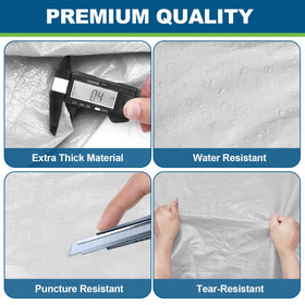 TICONN dust protection guards your mattress from dirt during storage and moves.