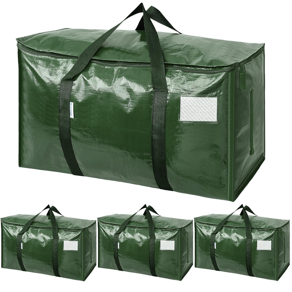 TICONN extra-large moving bag in olive with sturdy zippers for secure transport