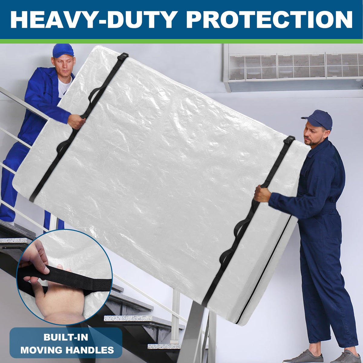 TICONN full-around handle design supports balanced lifting and maneuverability.
