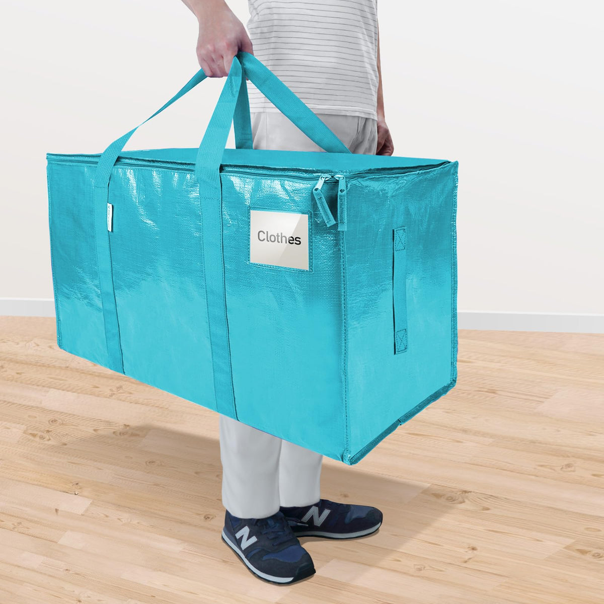 TICONN heavy-duty bag with carrying handles, sturdy grip for heavy loads.