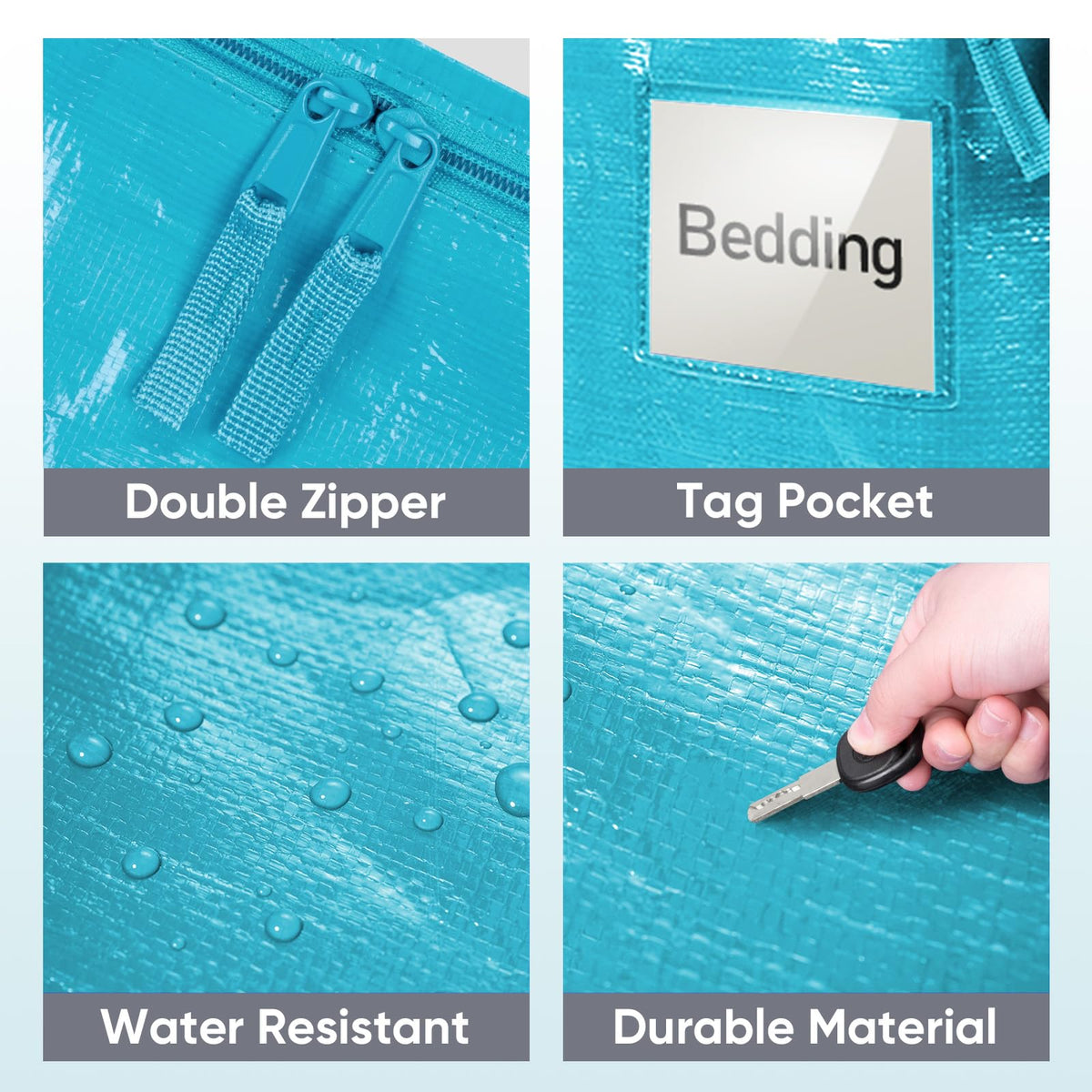 TICONN holiday storage bag keeps seasonal items organized.