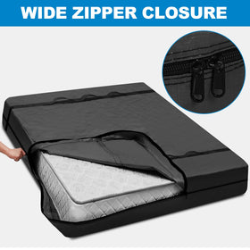 TICONN adjustable buckles securing slack on mattress bag for stable transport
