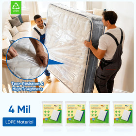 Easy-install setup with TICONN mattress bag for quick packing.