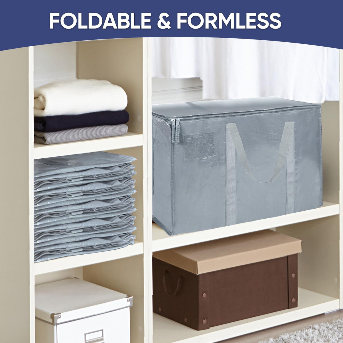 TICONN bags are ideal for moving, closet organization, and seasonal storage.