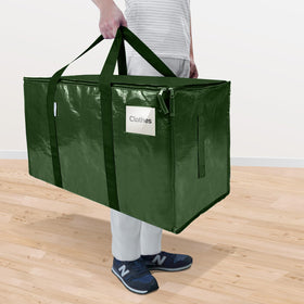 TICONN olive bag showing carrying handles for easy lifting