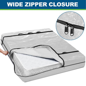 TICONN smooth glide zipper ensures easy sealing and quick access.