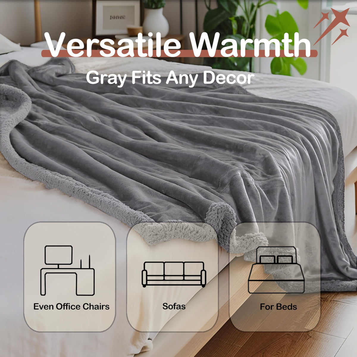 TICOO ETL-certified heated blanket emphasizes safety and reliable performance.