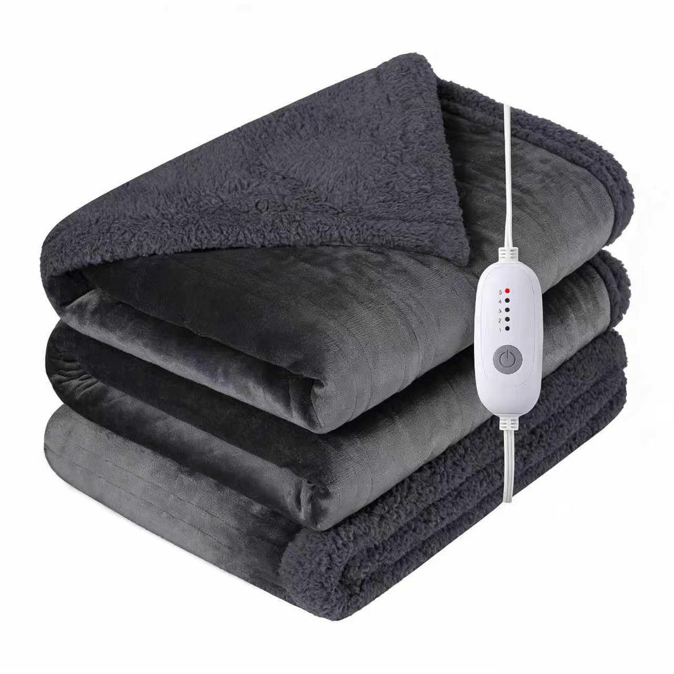 TICOO electric heated blanket close-up fabric texture for cozy warmth