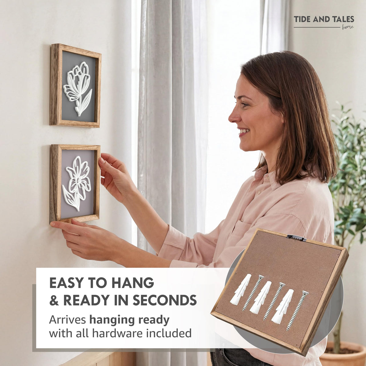 Tide and Tales bathroom-friendly wall art withstands humidity with stylish appeal