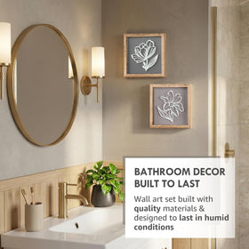Tide and Tales lightweight wooden frames resist warping for durable home decor