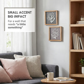 Tide and Tales botanical wall decor with neutral tones blends into bedrooms and bathrooms