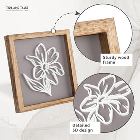 Tide and Tales ready-to-hang wall art set installs quickly on any wall