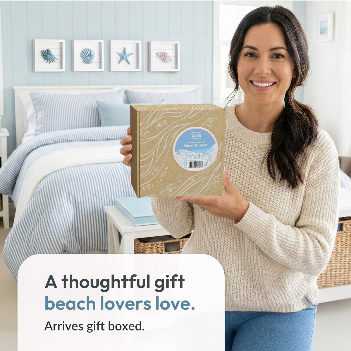 Tide and Tales seaside display enhances any coastal home