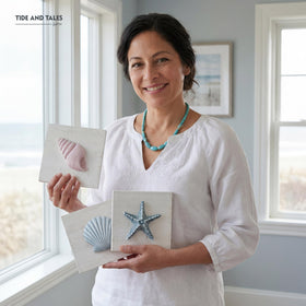 Tide and Tales seaside room decor perfect for beach house walls