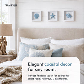 Tide and Tales seaside bedroom decor creates a calm, ocean-inspired retreat