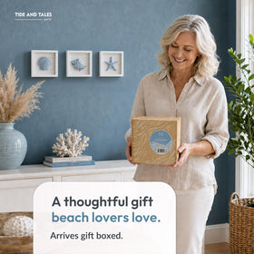Tide and Tales coastal bathroom decor suited for humid spaces