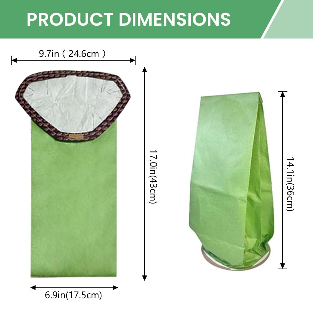 TidiRob 20-pack replacement vacuum bags ready for ProTeam 107313 part.