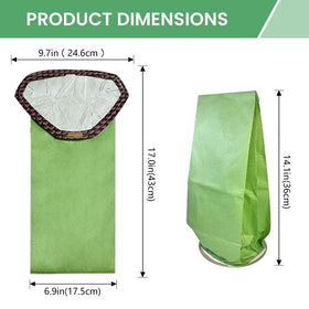 TidiRob 20-pack replacement vacuum bags ready for ProTeam 107313 part.
