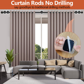 Tidisort adhesive-backed brackets enable quick wall mounting on glass, tile, or painted surfaces.