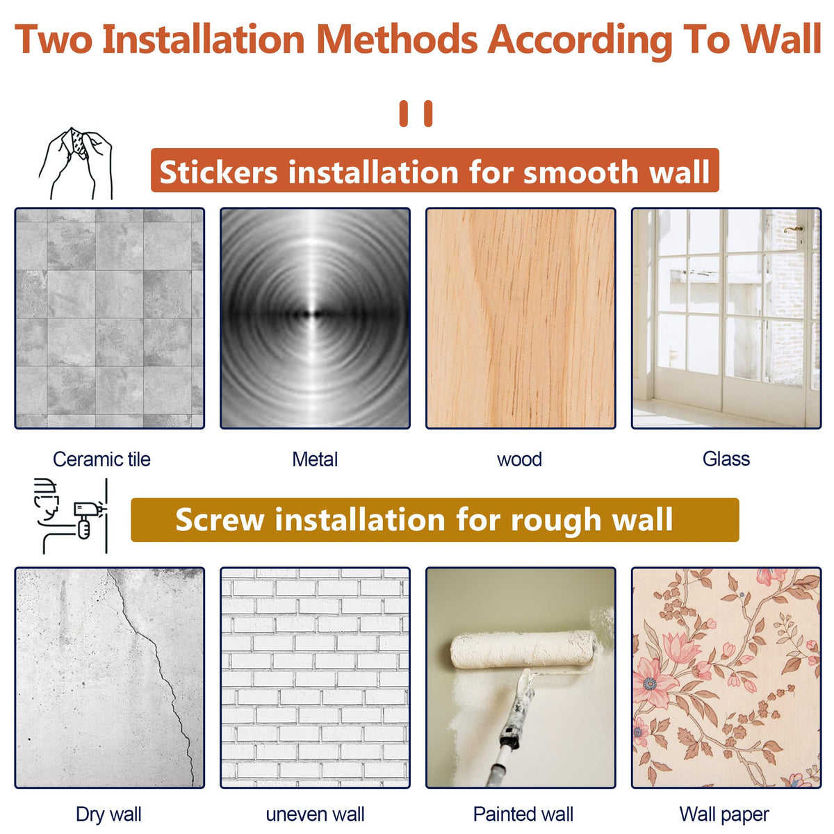 Tidisort renter-friendly hardware blends with decor while avoiding wall holes.