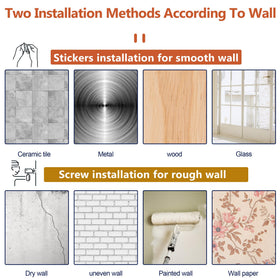 Tidisort renter-friendly hardware blends with decor while avoiding wall holes.