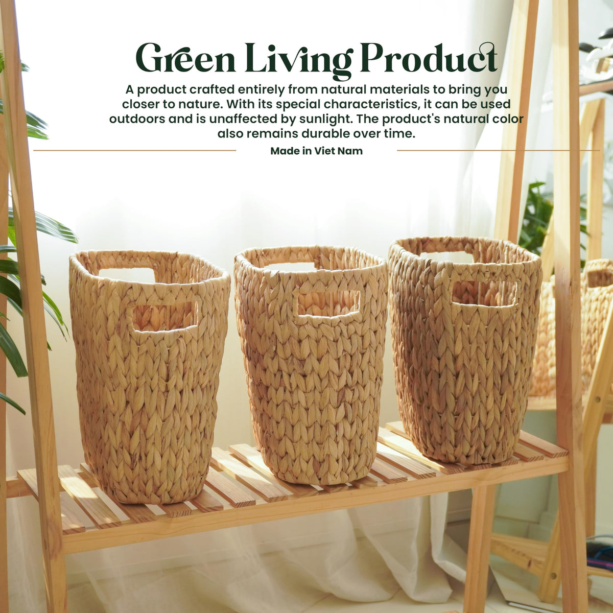 Tidita desk trash can open top offers easy disposal at workspace.