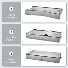 TidyCorner under-bed space-saver keeps bedroom neater.