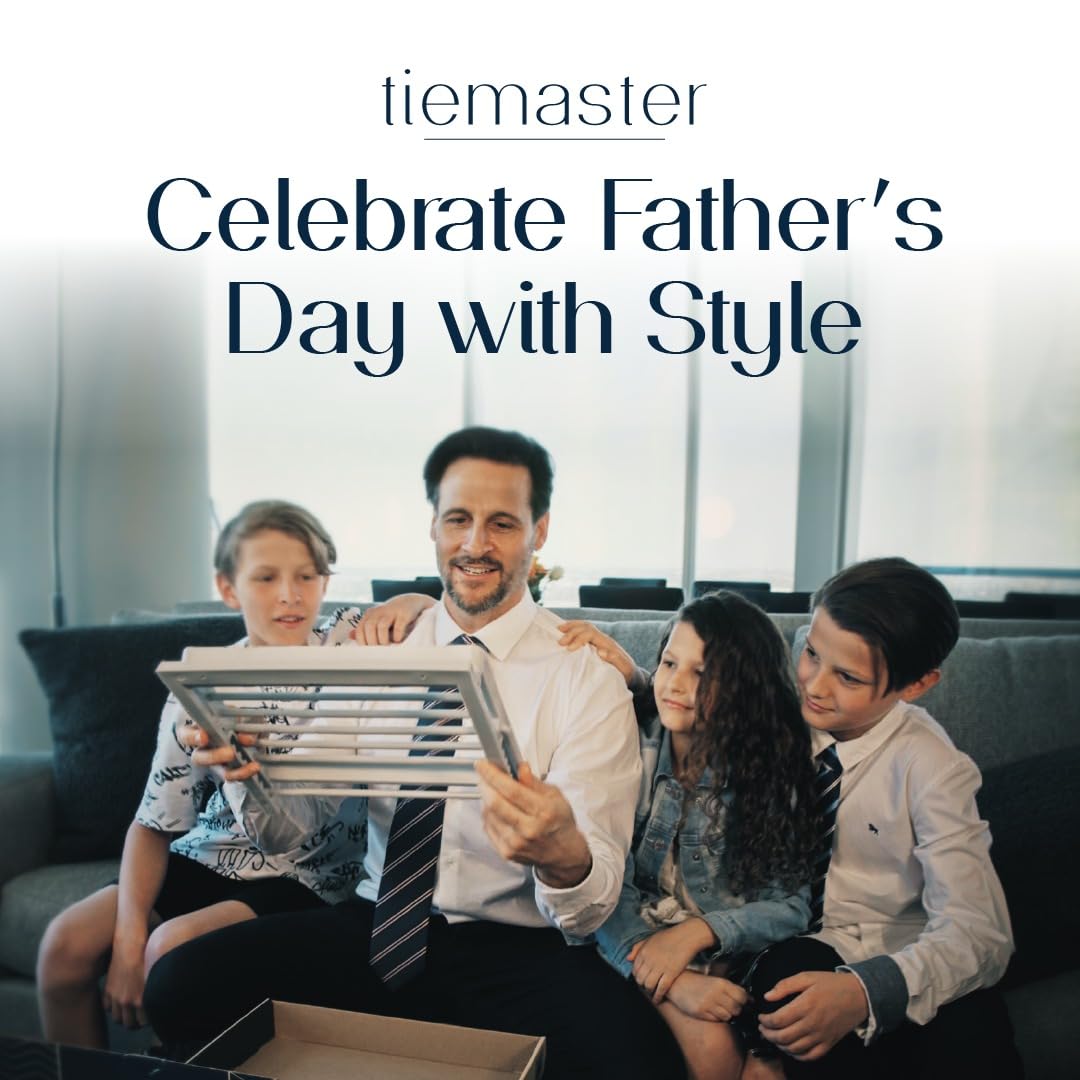 TieMaster sleek design preserves garment quality while keeping a tidy closet
