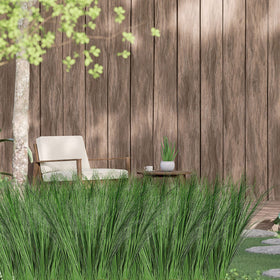 Tigeen artificial wheat grass for indoor decor, adds texture to shelves.