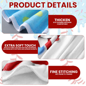 Tigeen gift blanket ideal for teens and adults on birthdays or senior night.
