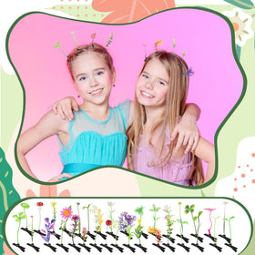 Tigeen bean sprout clip on hairband pairs with casual outfits