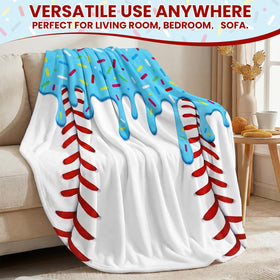 Tigeen dorm decor blanket lightweight, machine washable, easy to refresh.