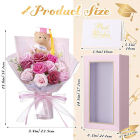 Tigeen soap rose bouquet closeup highlighting durable color and subtle fragrance.