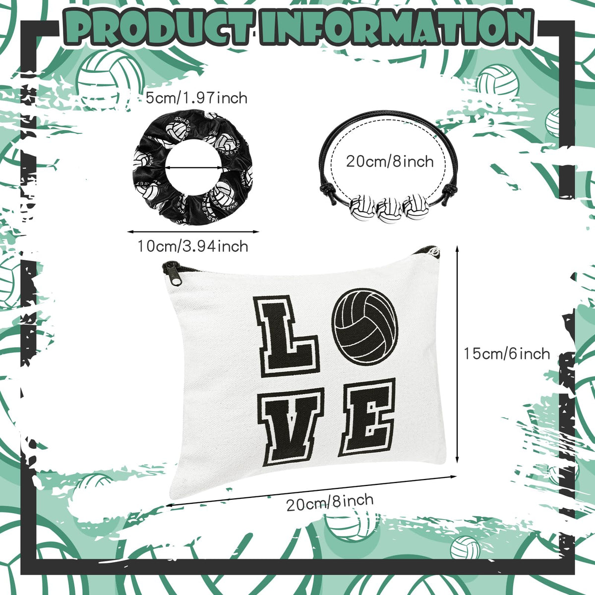 Tigeen volleyball lipstick holder keychain keeps essentials accessible.