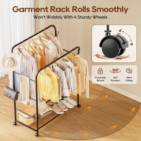 TigerParty sturdy construction supports heavy coats and dresses