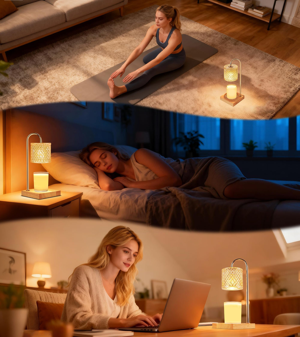 Safety-focused flameless operation suitable for kids and pets.