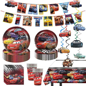Tihufe Cars plates deliver bold colors for a festive kid-friendly meal.